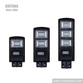 waterproof ip65 outdoor ABS 100w 200w 300w all in one solar street light